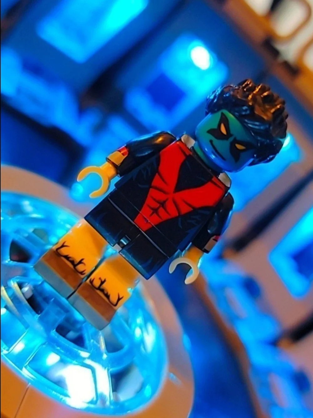 Xmen Nightcrawler Minifigure Lego Compatible